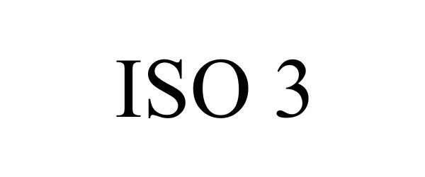  ISO 3