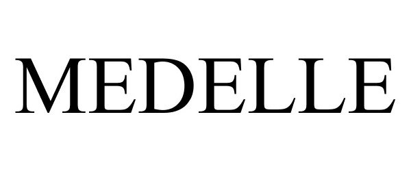 Trademark Logo MEDELLE