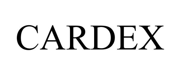 Trademark Logo CARDEX