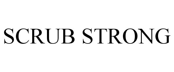 Trademark Logo SCRUB STRONG