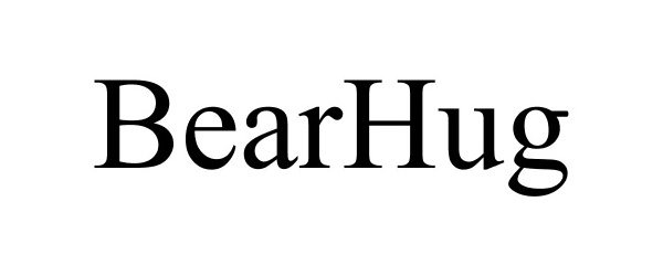 Trademark Logo BEARHUG