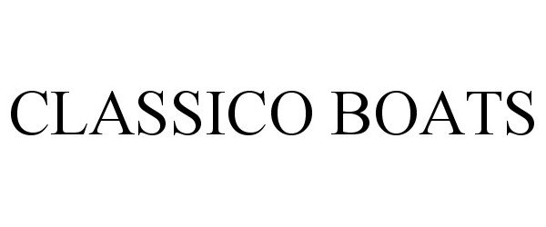  CLASSICO BOATS