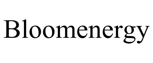 Trademark Logo BLOOMENERGY
