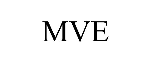 Trademark Logo MVE