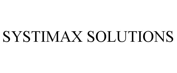  SYSTIMAX SOLUTIONS