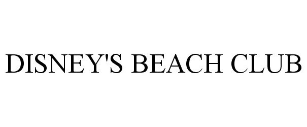  DISNEY'S BEACH CLUB