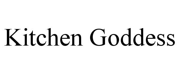 Trademark Logo KITCHEN GODDESS