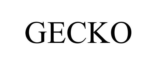 Trademark Logo GECKO