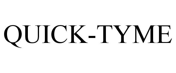 Trademark Logo QUICK-TYME