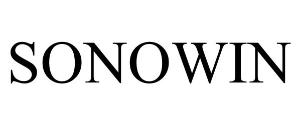 Trademark Logo SONOWIN