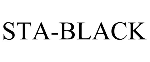 Trademark Logo STA-BLACK