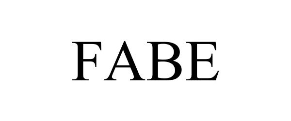 Trademark Logo FABE