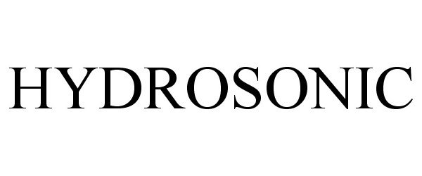 Trademark Logo HYDROSONIC
