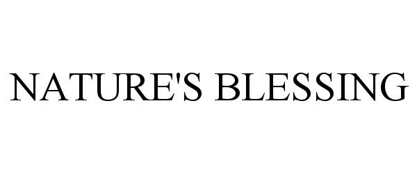 Trademark Logo NATURE'S BLESSING