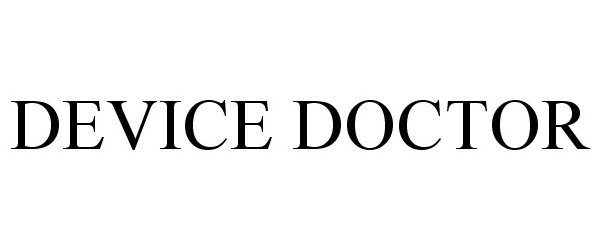 Trademark Logo DEVICE DOCTOR