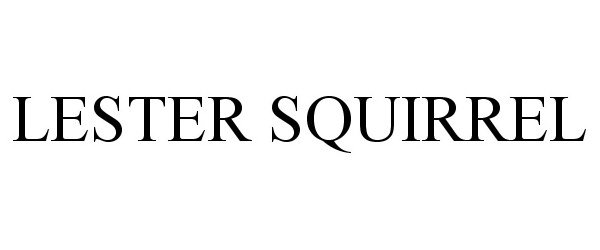 Trademark Logo LESTER SQUIRREL