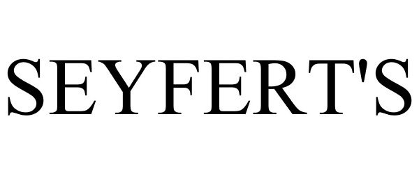 Trademark Logo SEYFERT'S