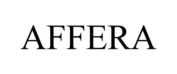 Trademark Logo AFFERA