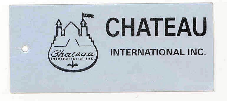  CHATEAU INTERNATIONAL INC. CHATEAU INTERNATIONAL INC.