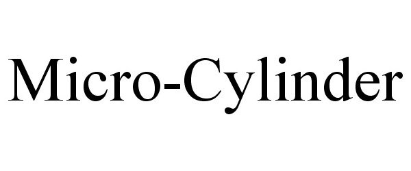 Trademark Logo MICRO-CYLINDER