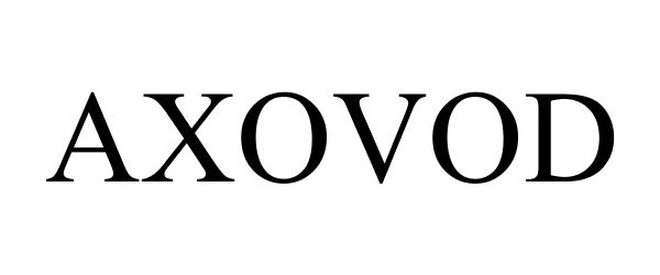 Trademark Logo AXOVOD