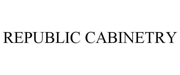  REPUBLIC CABINETRY