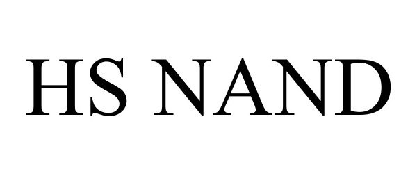Trademark Logo HS NAND