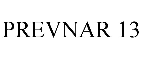Trademark Logo PREVNAR 13