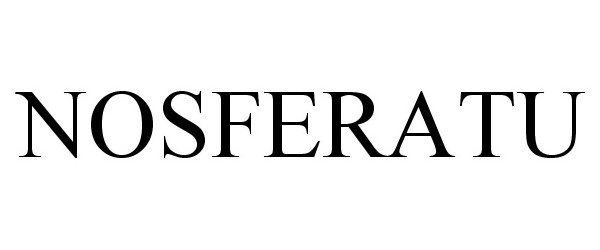 Trademark Logo NOSFERATU