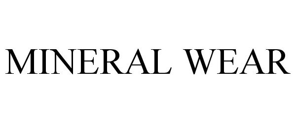 Trademark Logo MINERAL WEAR