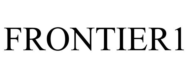 Trademark Logo FRONTIER1