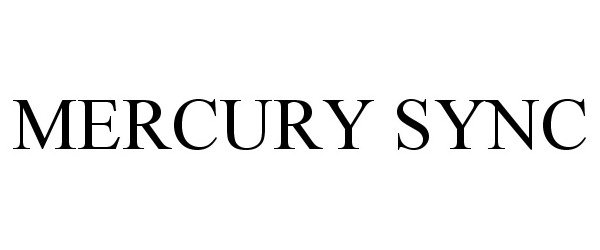 Trademark Logo MERCURY SYNC