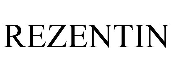 Trademark Logo REZENTIN