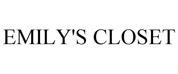 Trademark Logo EMILY'S CLOSET