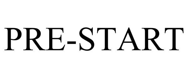 Trademark Logo PRE-START