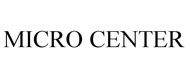 Trademark Logo MICRO CENTER
