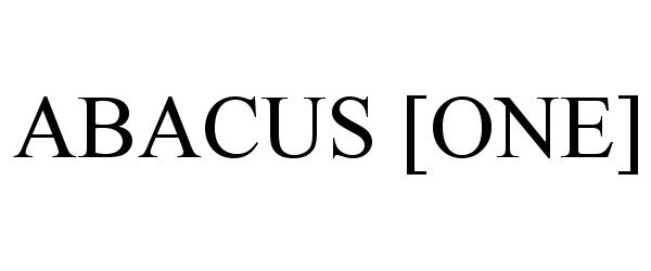 Trademark Logo ABACUS [ONE]