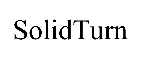Trademark Logo SOLIDTURN