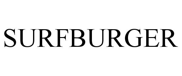 Trademark Logo SURFBURGER