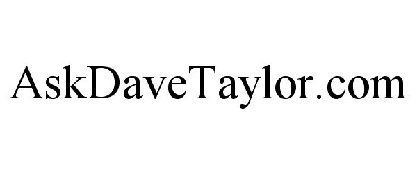 Trademark Logo ASKDAVETAYLOR.COM