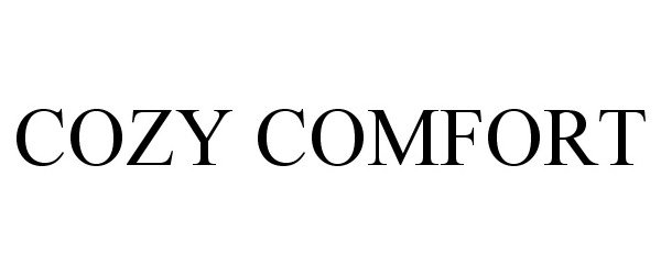 Trademark Logo COZY COMFORT