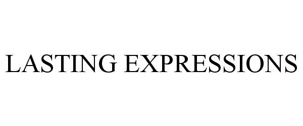  LASTING EXPRESSIONS