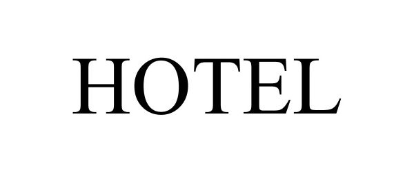 Trademark Logo HOTEL