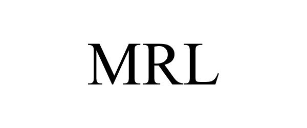 Trademark Logo MRL