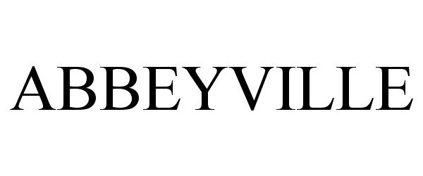 Trademark Logo ABBEYVILLE