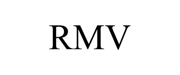 Trademark Logo RMV