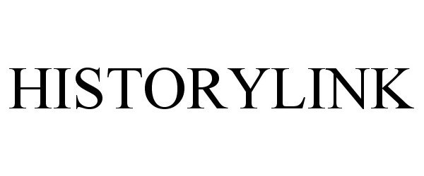 Trademark Logo HISTORYLINK