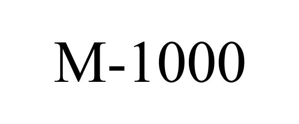 Trademark Logo M-1000
