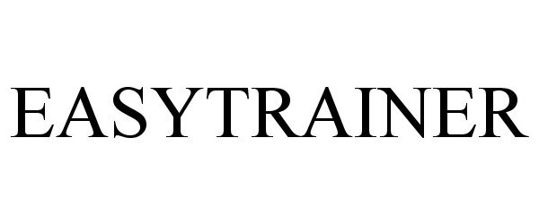 Trademark Logo EASYTRAINER