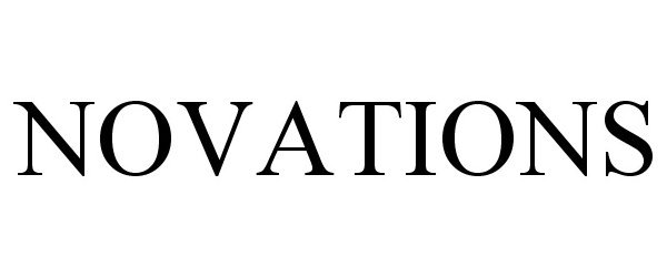 Trademark Logo NOVATIONS